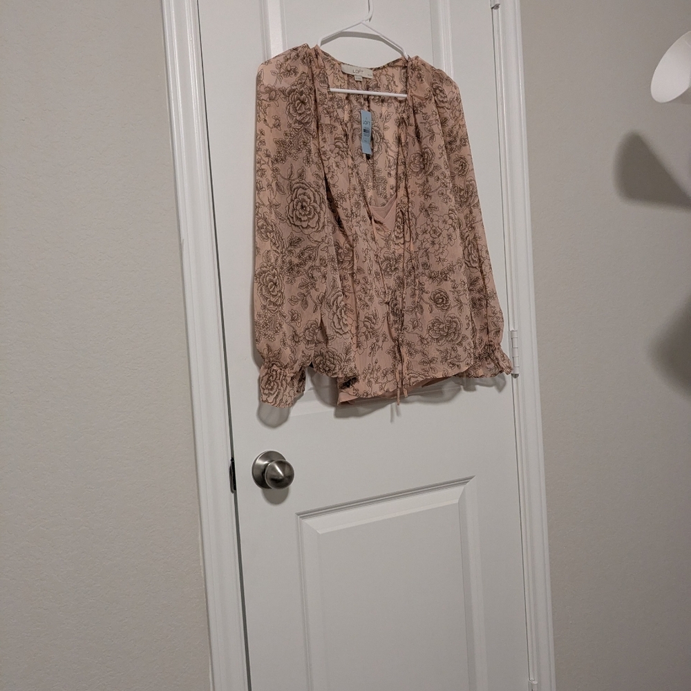 Floral Patterned Blouse - Pink